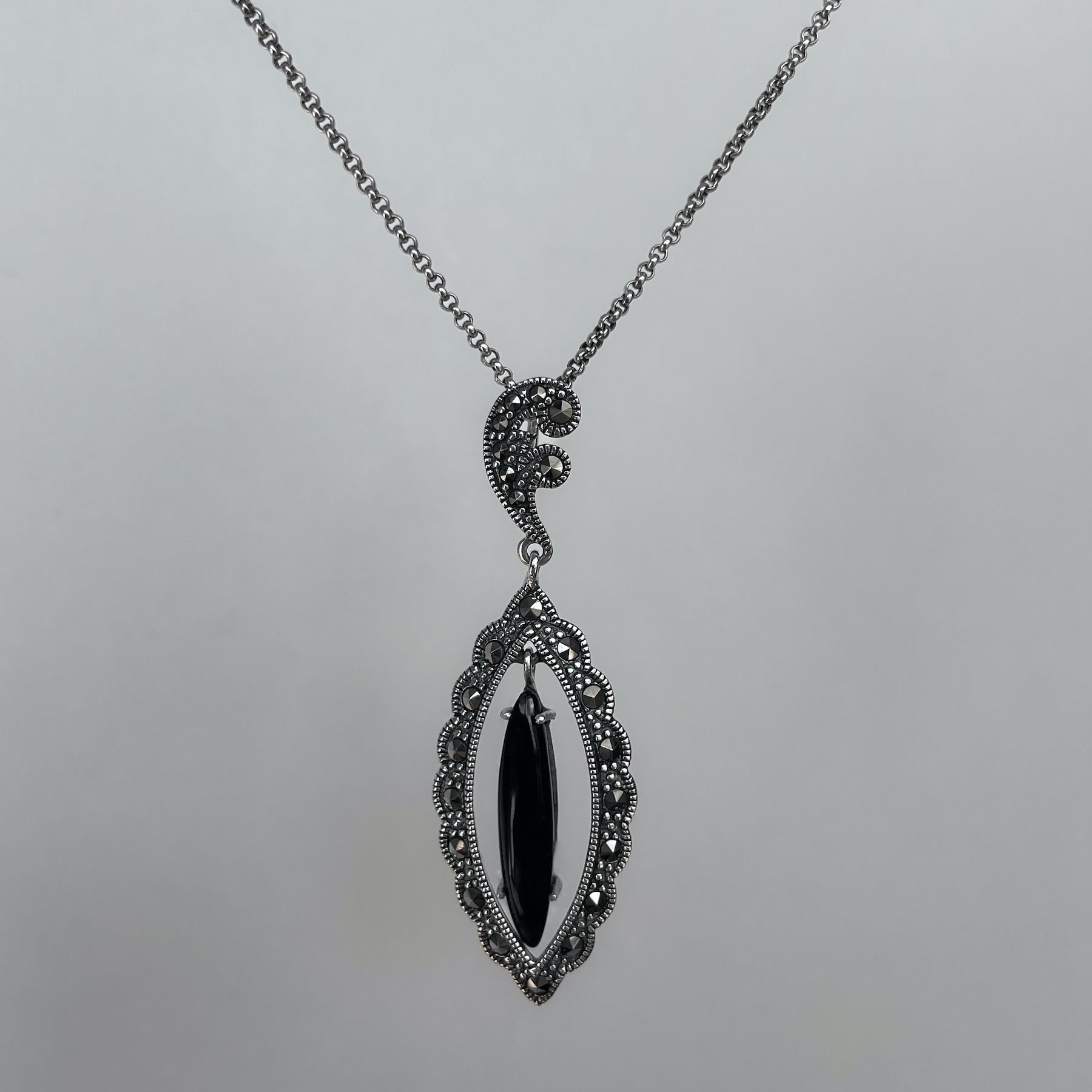 Collier onyx - modèle Odin