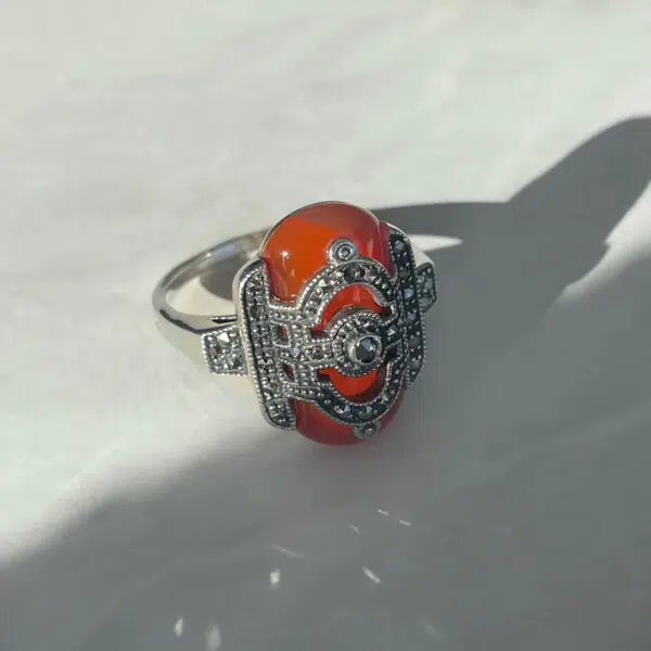 bague-art-deco-pierre-rouge