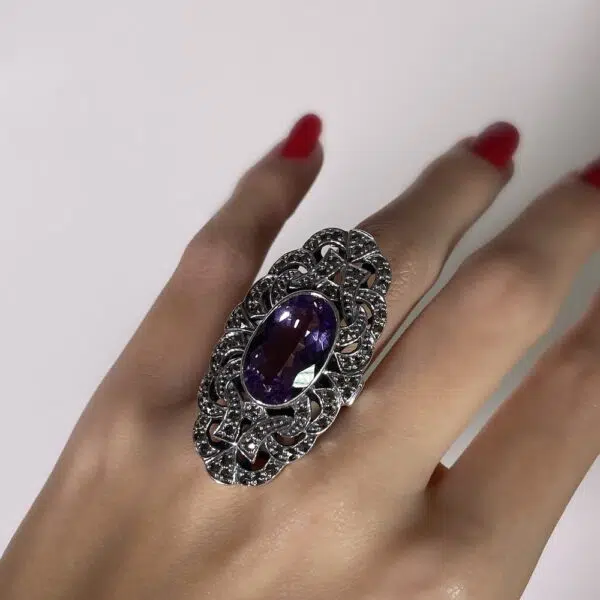 large art deco ring