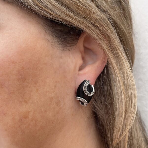 boucles-d-oreilles-onyx-marcassite