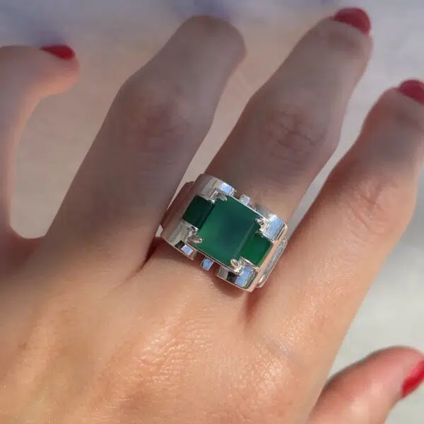 bague-tank-agate-verte