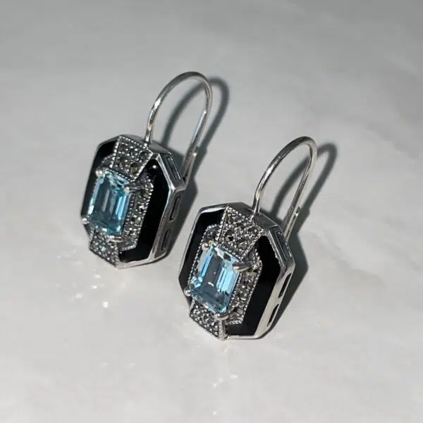 boucles-doreilles-vintage-topaze