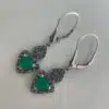 dormeuses-anciennes-agate-verte