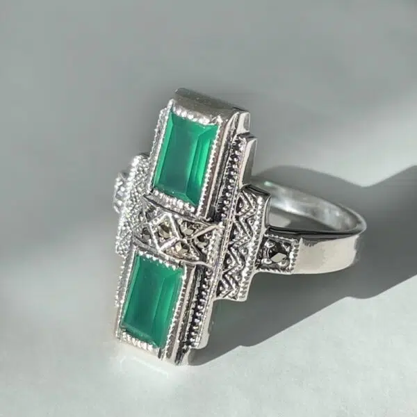 bague-art-déco-agate