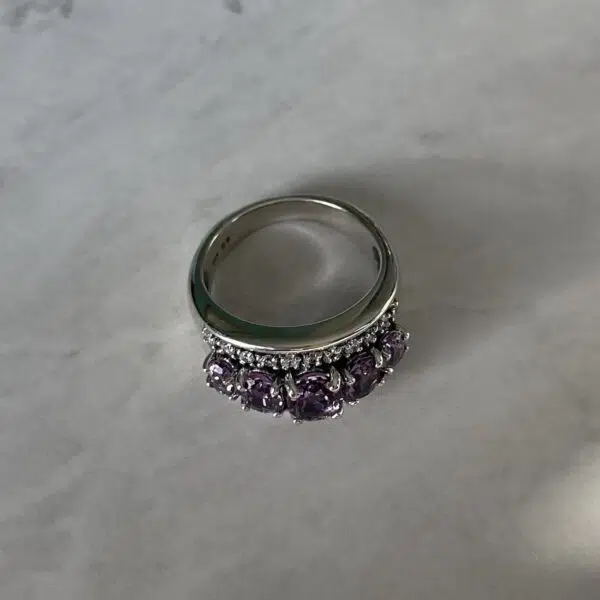 bague-argent-améthyste