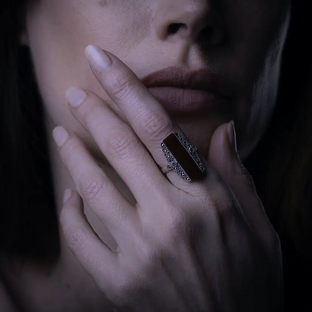 bague-cornaline-marcassite