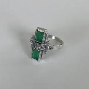 bague-agate-verte-marcassite