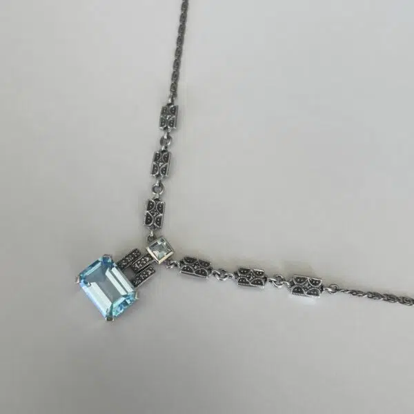 necklace-topaz-blue-marcassite