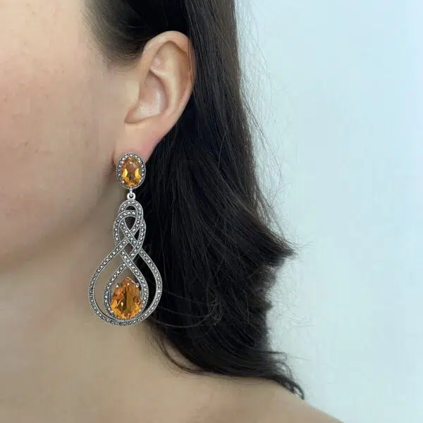 boucles-doreilles-art-deco-citrine
