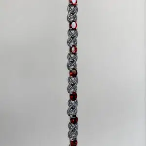 bracelet-art-deco-grenat