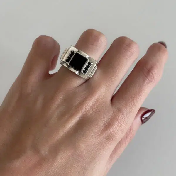 bague-tank-onyx-noir