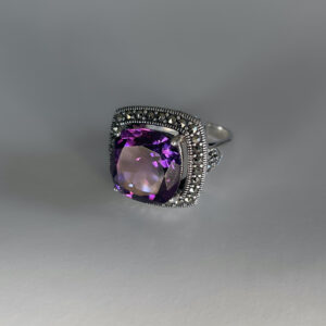 bague-amethyste-marcassites