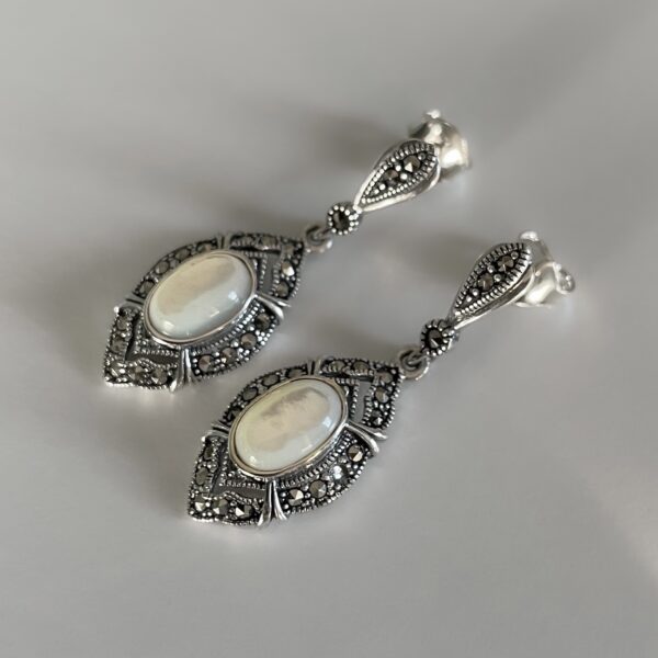 Boucles-doreilles-argent-nacre