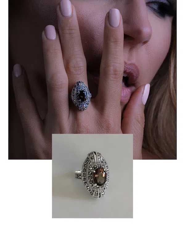 bague-art-deco bague-art-deco-quartz-fume