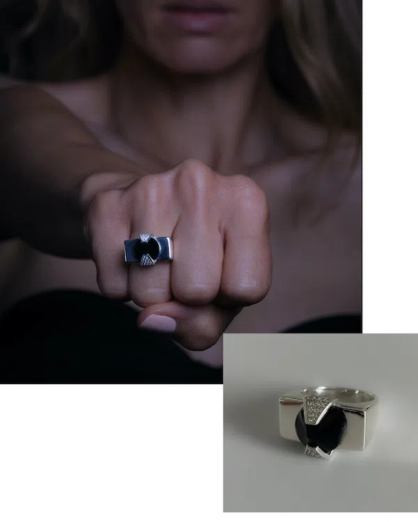 bague-tank bague-tank-onyx