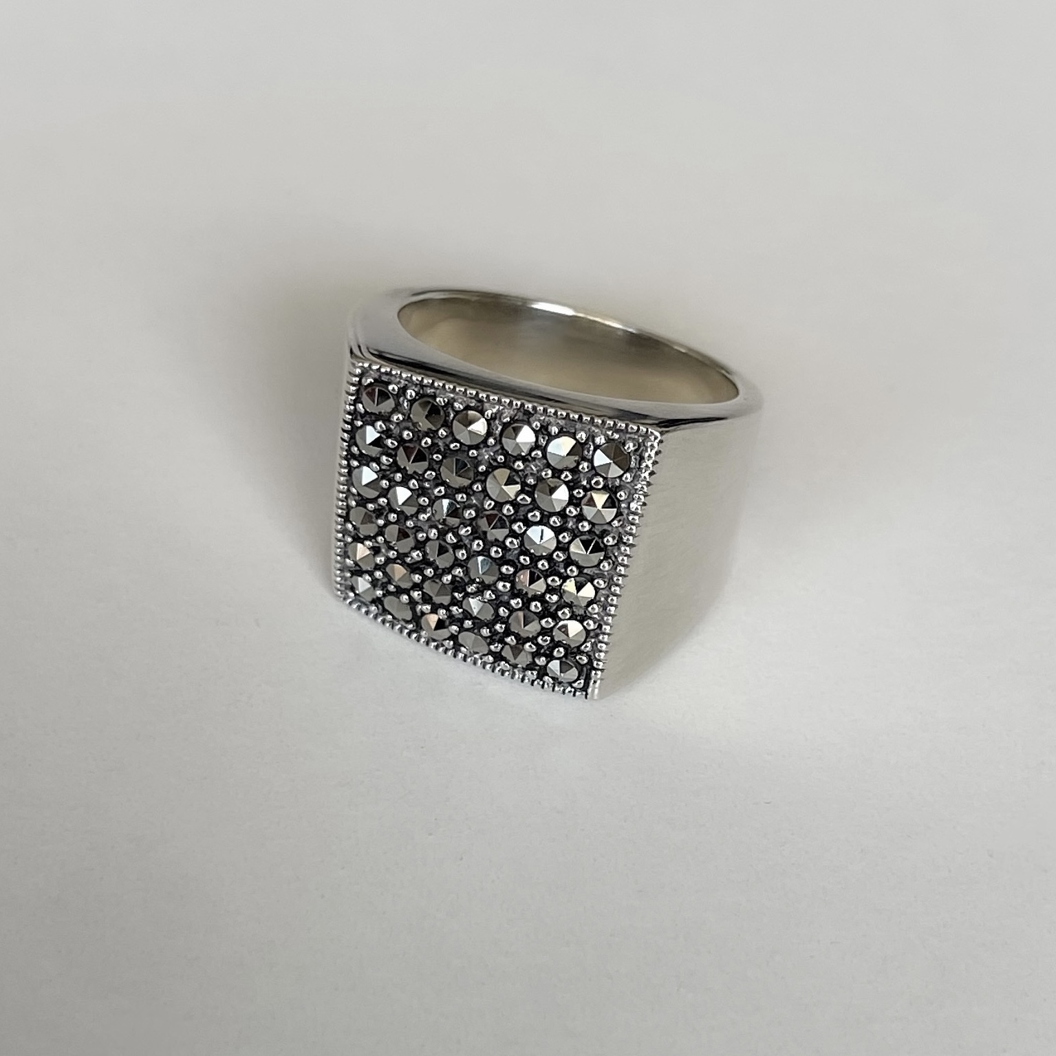 Bague marcassites - modèle Vesper