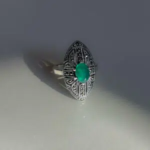 bague-art-deco-agate-verte