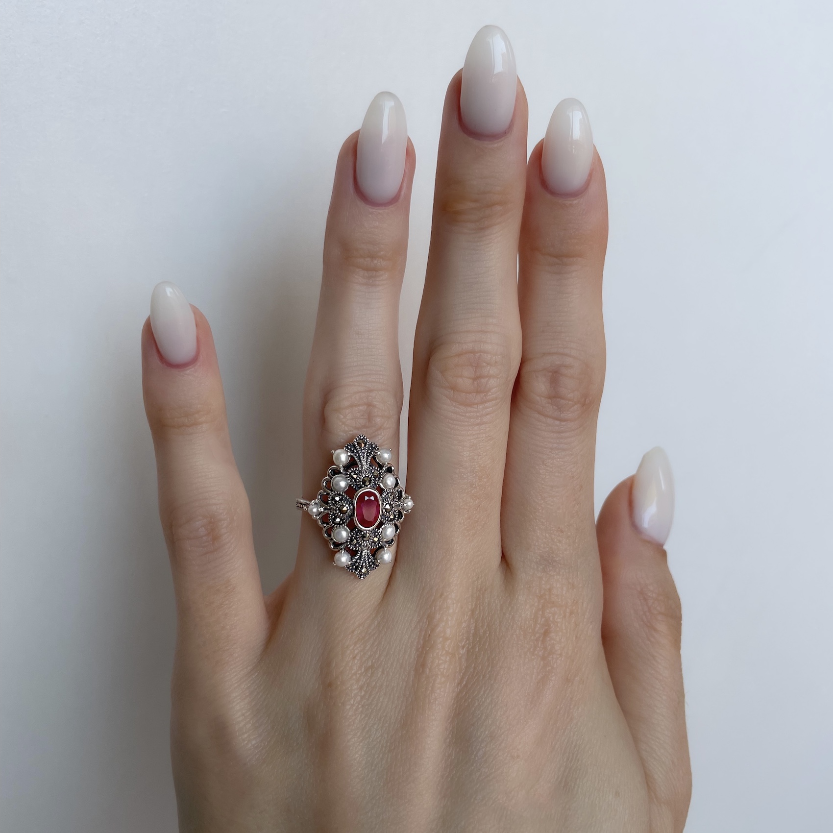 bague-art-deco-perles-rubis